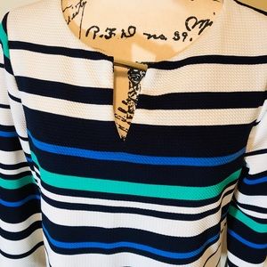 La vanya striped blouse size L